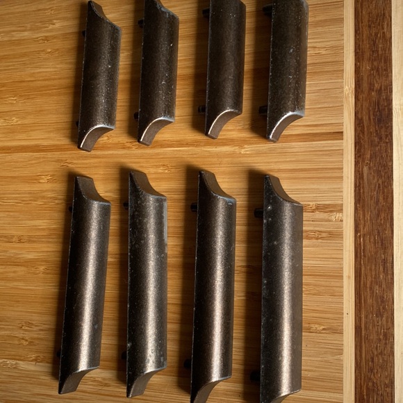 8 Piece DIY Bronze Colored Drawer Handles Pulls for Cabinets Dressers Armoire - Picture 4 of 7